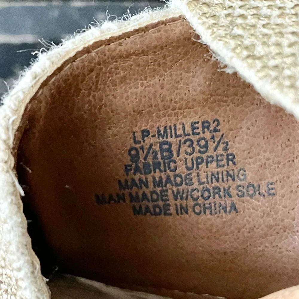 Lucky Brand Miller 2 Cork Platform Wedge Sandals NEW
